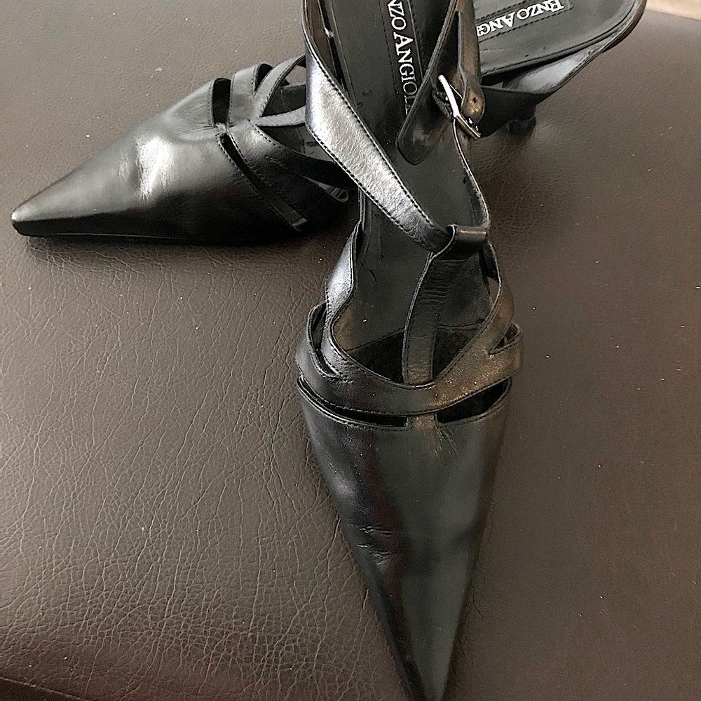 ENZO ANGIOLINI sexy backless heels 7M never worn